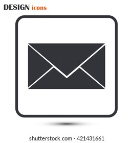 Envelope Mail icon, vector illustration.