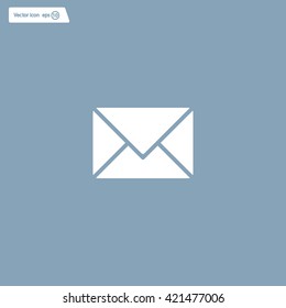 Envelope Mail icon, vector illustration. Flat design style