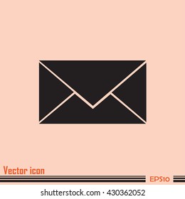 Envelope Mail icon, vector illustration.