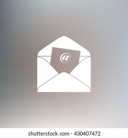 Envelope Mail icon, vector illustration. Flat design style