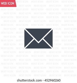 Envelope Mail icon, vector illustration. Flat design style
