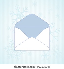 Envelope Mail icon, vector illustration. Flat design style