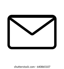Envelope Mail icon, vector illustration. Flat design style