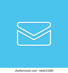 Envelope Mail icon, vector illustration in flat style