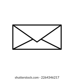 envelope mail icon, mail vector, message illustration