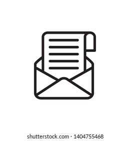 envelope, mail icon vector template