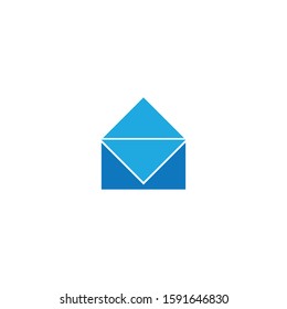 Envelope mail icon vector template