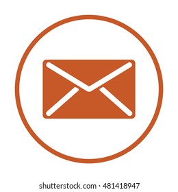 Envelope  Mail  icon,vector. Flat design.