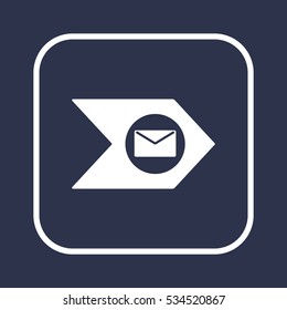 Envelope  Mail  icon,vector. Flat design.