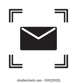Envelope  Mail  icon,vector. Flat design.