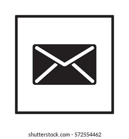 Envelope  Mail  icon,vector. Flat design.