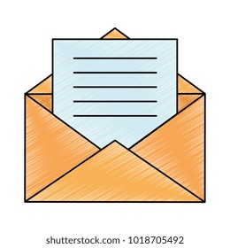 envelope mail isolated icon