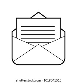 envelope mail isolated icon