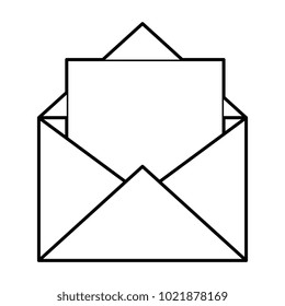 envelope mail isolated icon