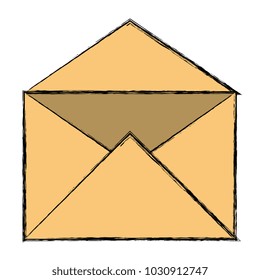 envelope mail isolated icon