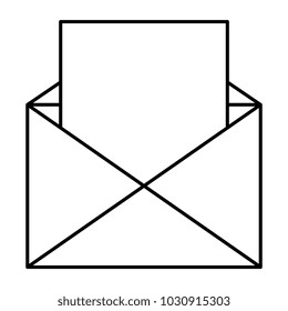 envelope mail isolated icon