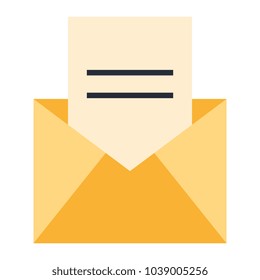 envelope mail isolated icon