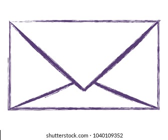 envelope mail isolated icon