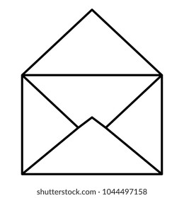 envelope mail isolated icon
