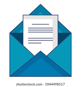 envelope mail isolated icon