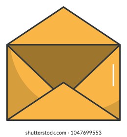 envelope mail isolated icon