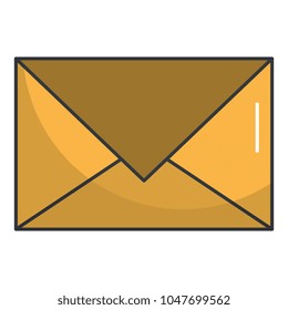 envelope mail isolated icon
