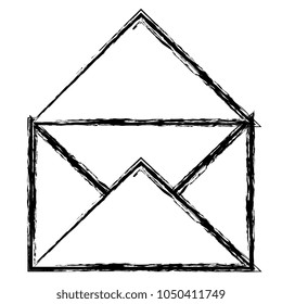envelope mail isolated icon