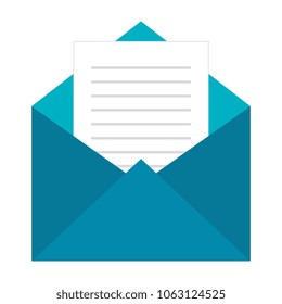 envelope mail isolated icon