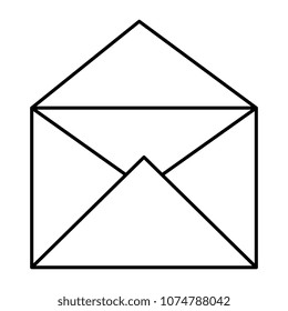 envelope mail isolated icon