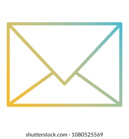 envelope mail isolated icon