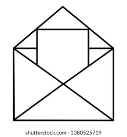 envelope mail isolated icon
