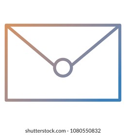 envelope mail isolated icon