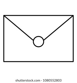 envelope mail isolated icon
