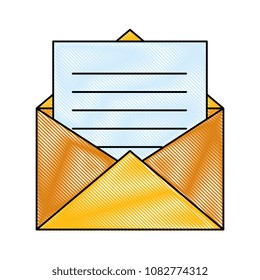 envelope mail isolated icon