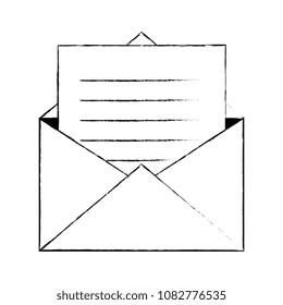 envelope mail isolated icon
