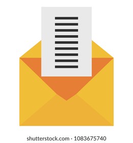 envelope mail isolated icon