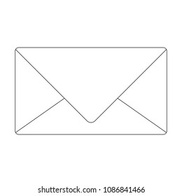 envelope mail isolated icon
