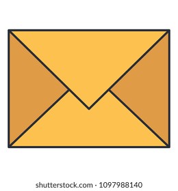 envelope mail isolated icon
