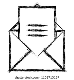 envelope mail isolated icon