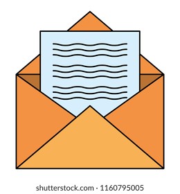 envelope mail isolated icon