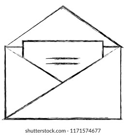 envelope mail isolated icon