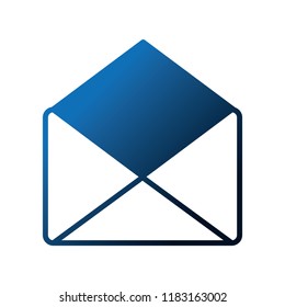 envelope mail isolated icon
