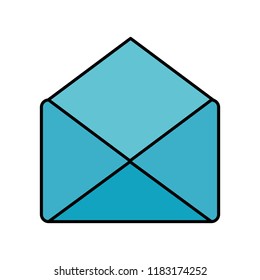 envelope mail isolated icon