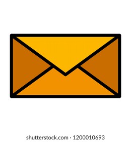 envelope mail isolated icon