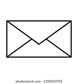 envelope mail isolated icon