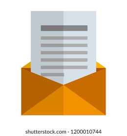 envelope mail isolated icon