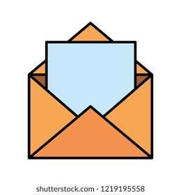 envelope mail isolated icon