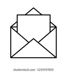 envelope mail isolated icon