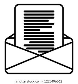 envelope mail isolated icon