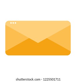 envelope mail isolated icon